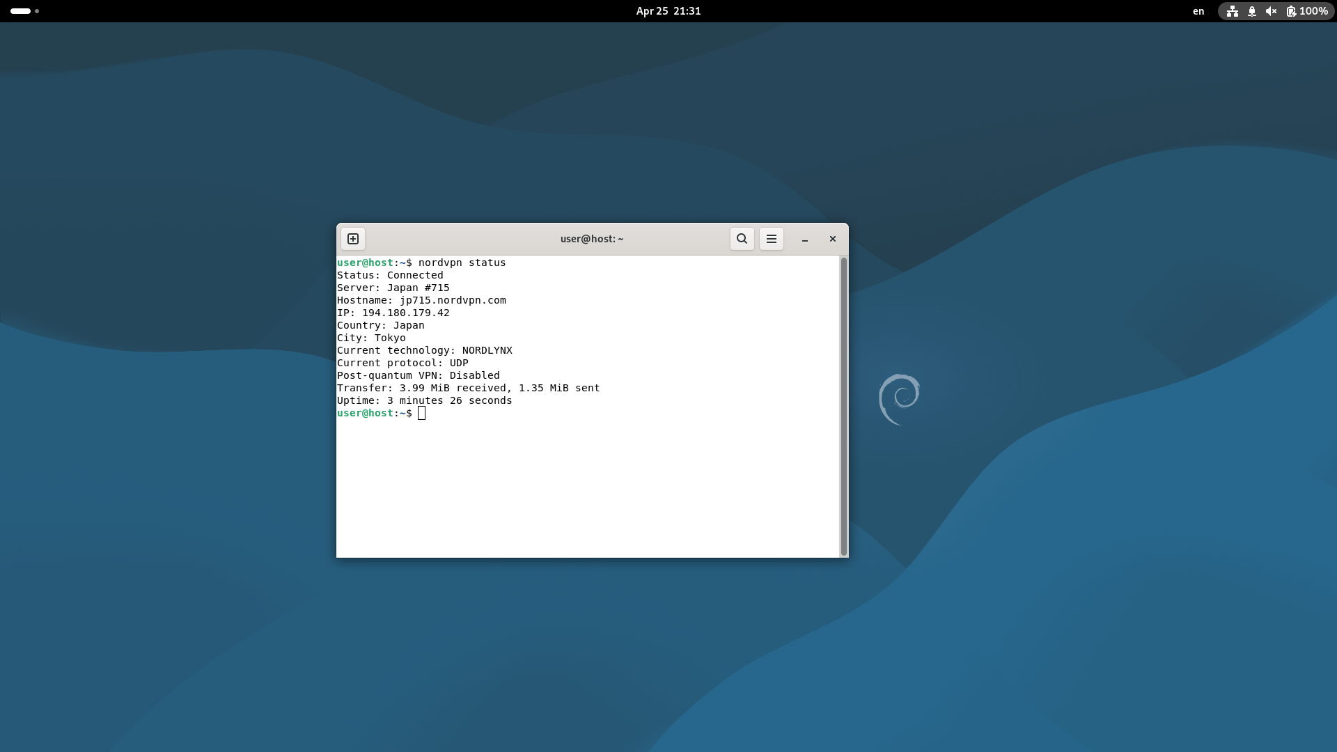 テザリング環境におけるVPNの局在性：ChromebookへのNordVPN導入記